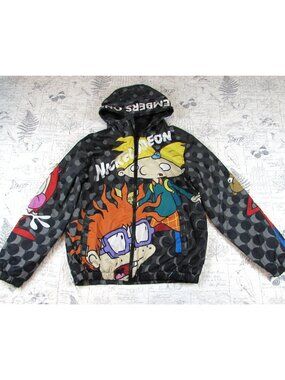Members Only Jacket Mens Nickelodeon Full Zip Rugrats 90's Insulated size M